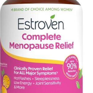 Estroven® Complete Menopause Relief Gummies for Women Mango Passionfruit Flavor, 30 Count, Hormone Free and Drug Free Daily Supplement for Hot Flashes and Night Sweats