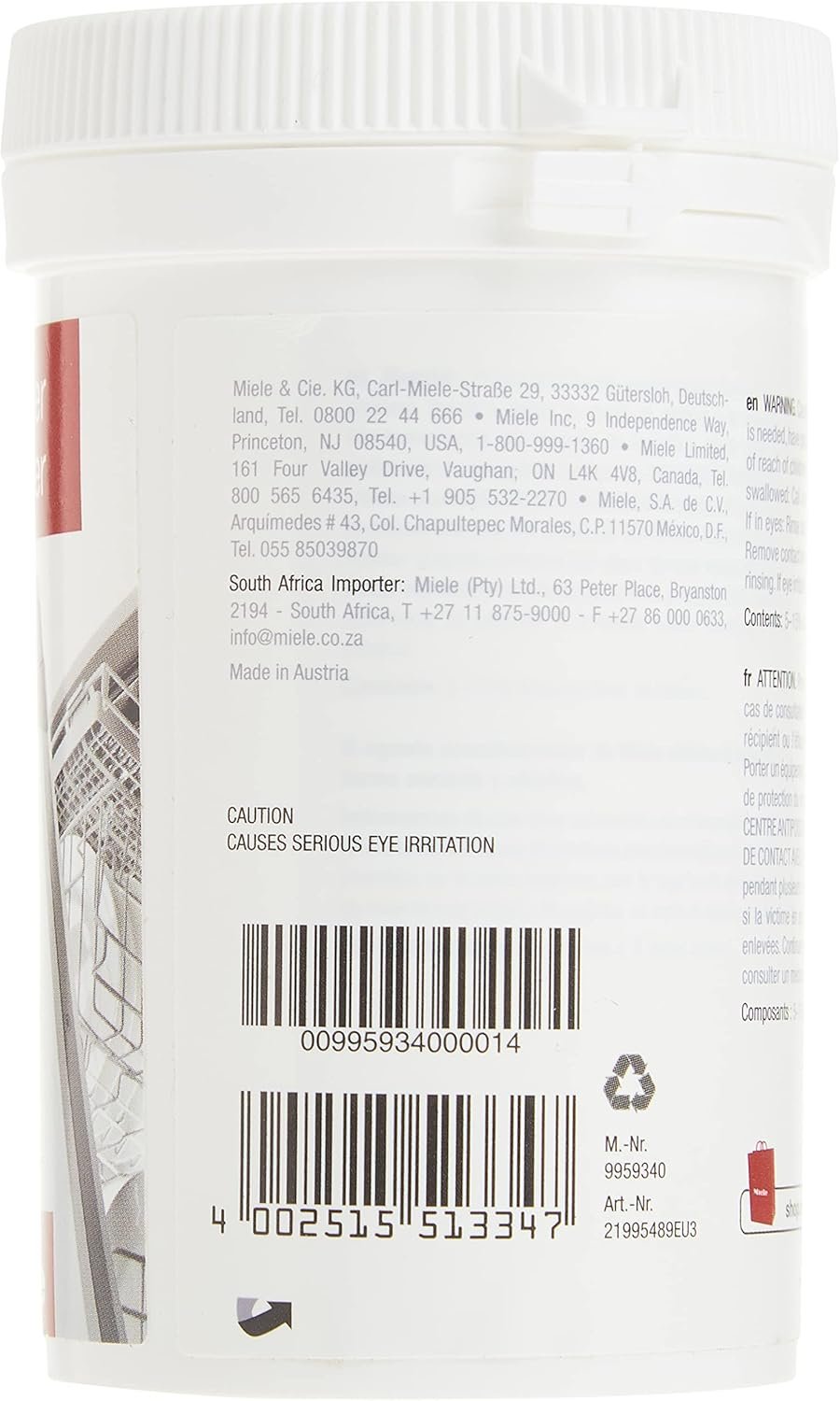 Miele DishClean Dishwasher Cleaner, Care Product for the Optimal Functioning of Dishwashers, Removing Odors and Limescale Deposits, 5.6 oz - Image 2