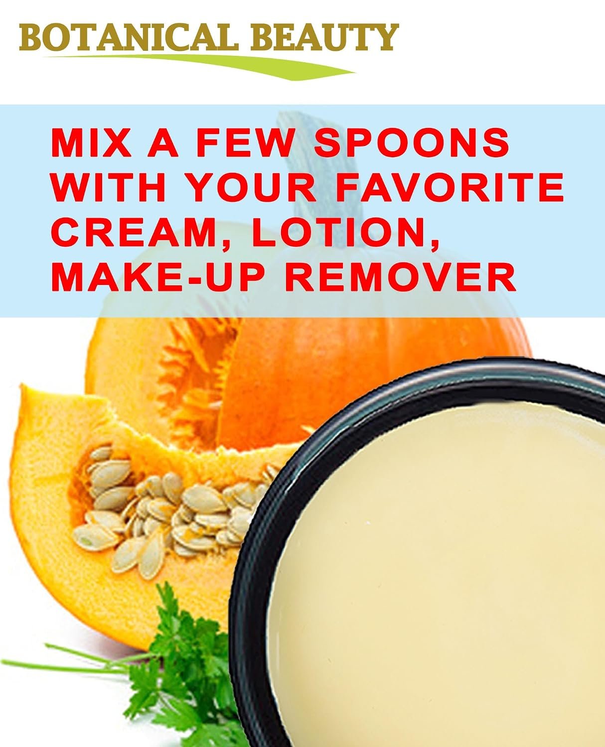 Botanical Beauty PUMPKIN SEED OIL BUTTER Australian Natural VIRGIN UNREFINED RAW for Face, Skin, Damaged Hair, Lip, Nails (2 Fl Oz) - Image 6