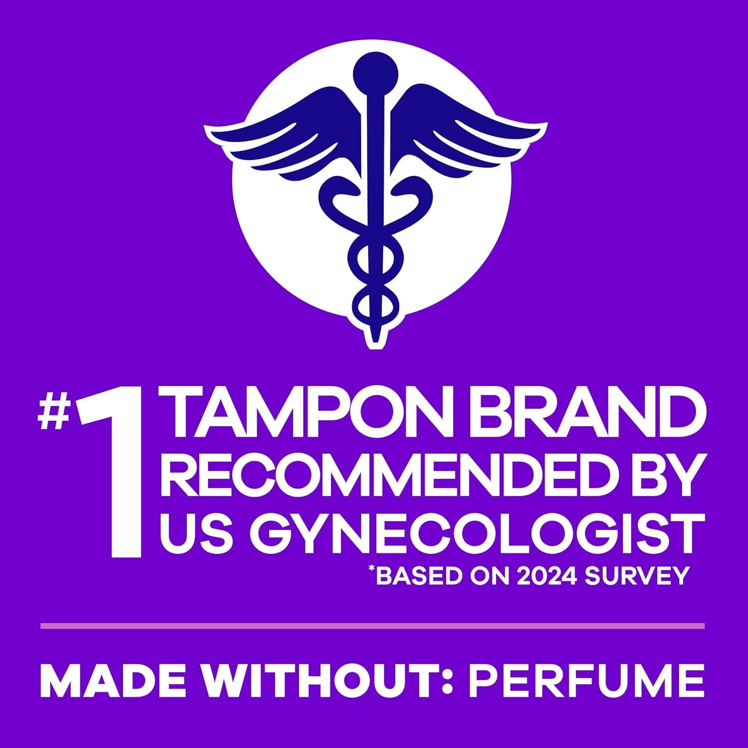 Tampax Radiant Tampons for Women Multipack, with LeakGuard Braid, Regular/Super/Super Plus Absorbency, Unscented, 112 Count (4 Packs of 28), Packaging May Vary - Image 7