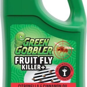 Green Gobbler Fruit Fly Goodbye Gel Drain Treatment | Killer Flies & Eliminator (1 Gallon)