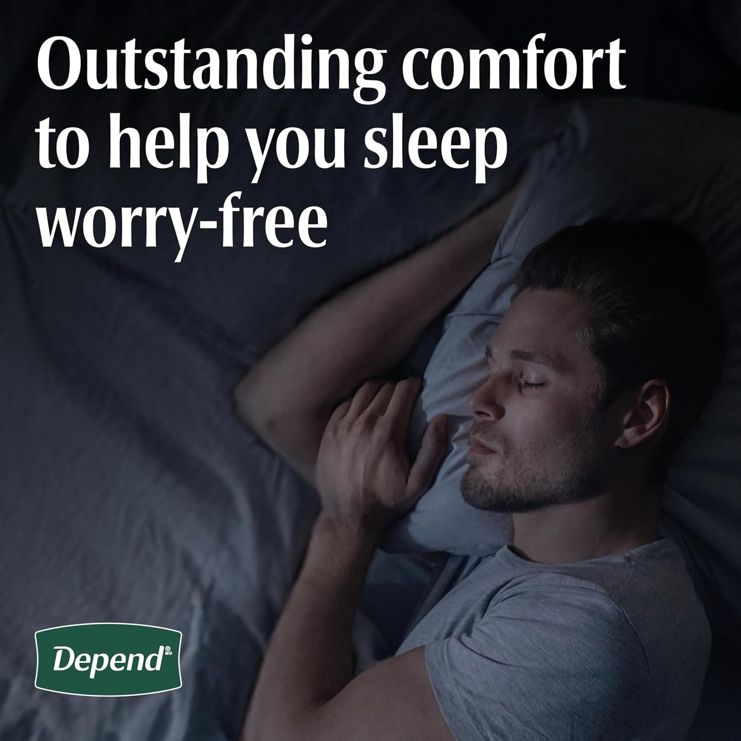 Depend Night Defense Adult Diapers, Incontinence Underwear for Men, Disposable, Overnight, Large, Grey, 56 Count (4 Packs of 14), Packaging May Vary - Image 11