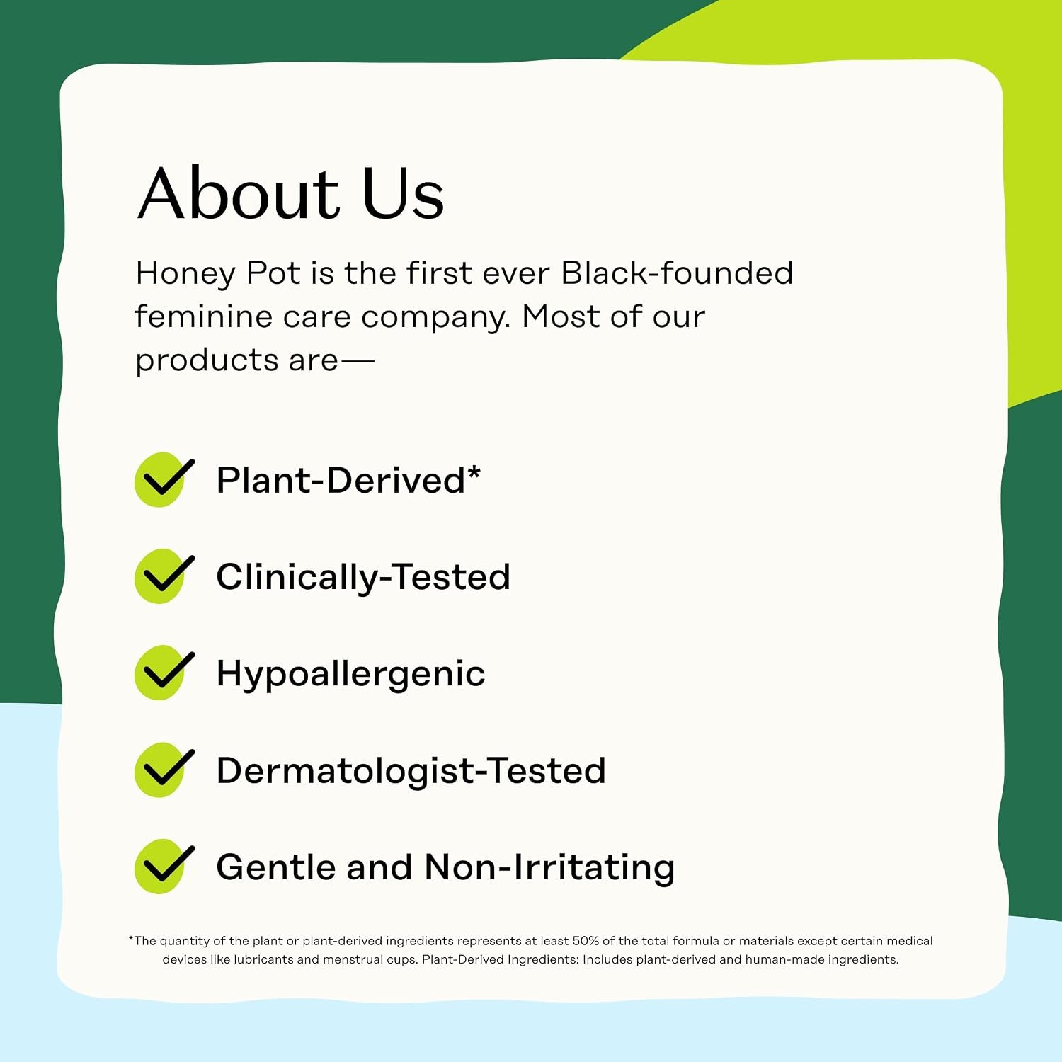 The Honey Pot Company - Sensitive w/Cucumber Aloe Feminine Hygiene Wipes - pH Balancing, Herbal Infused Plant-Based Feminine Care for Sensitive Skin - Cleansing Wipes for Women - 30ct - Image 9