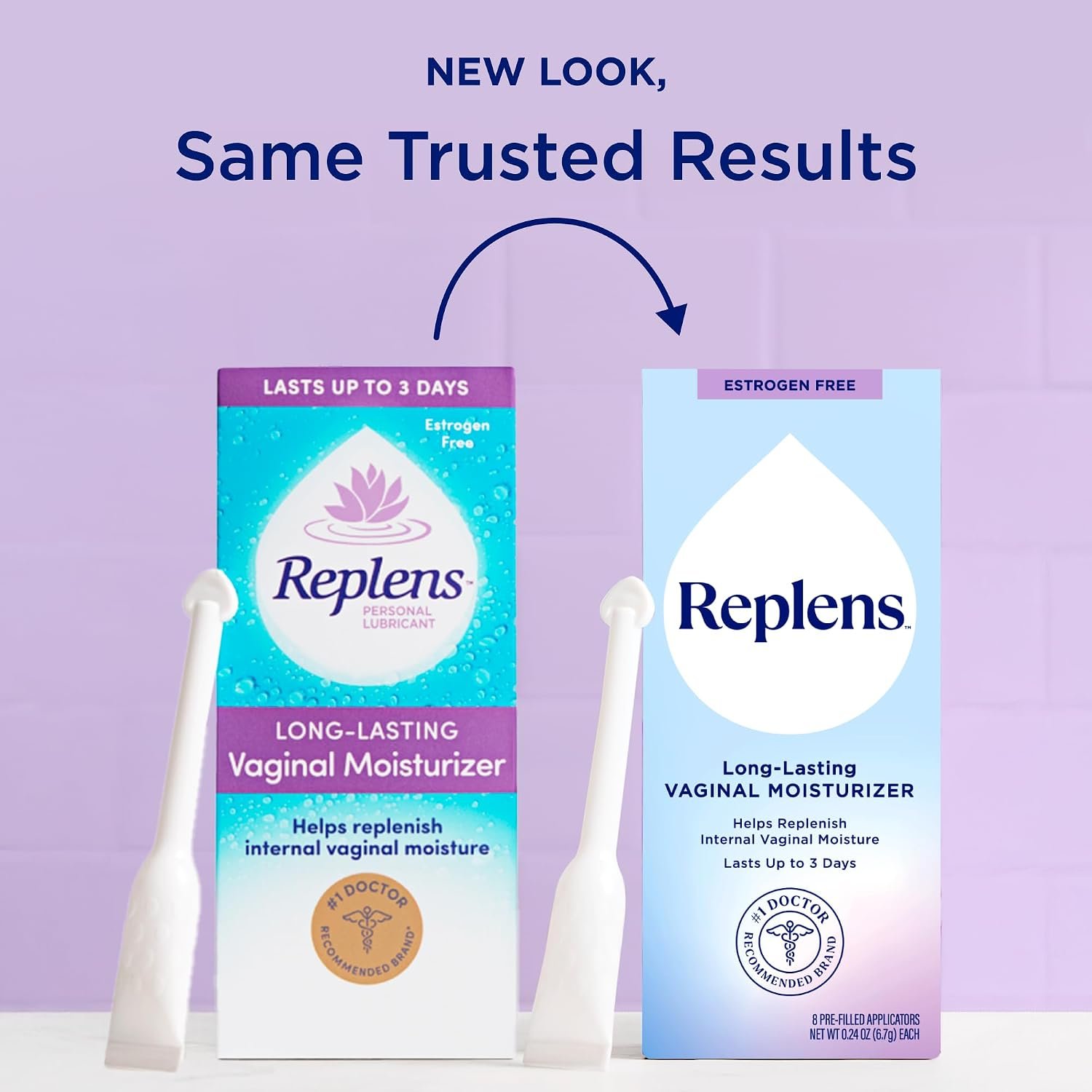 Replens Long-Lasting Vaginal Moisturizer, Relieves Vaginal Dryness for Up to 3 Days, Fragrance Free, 8 Pre-Filled Applicators - Image 4