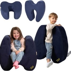TED KANGAROO Sensory Soft Squeeze Seat – Calming Compression Chair for Kids with Sensory Needs, Washable Cover, Rocking Design