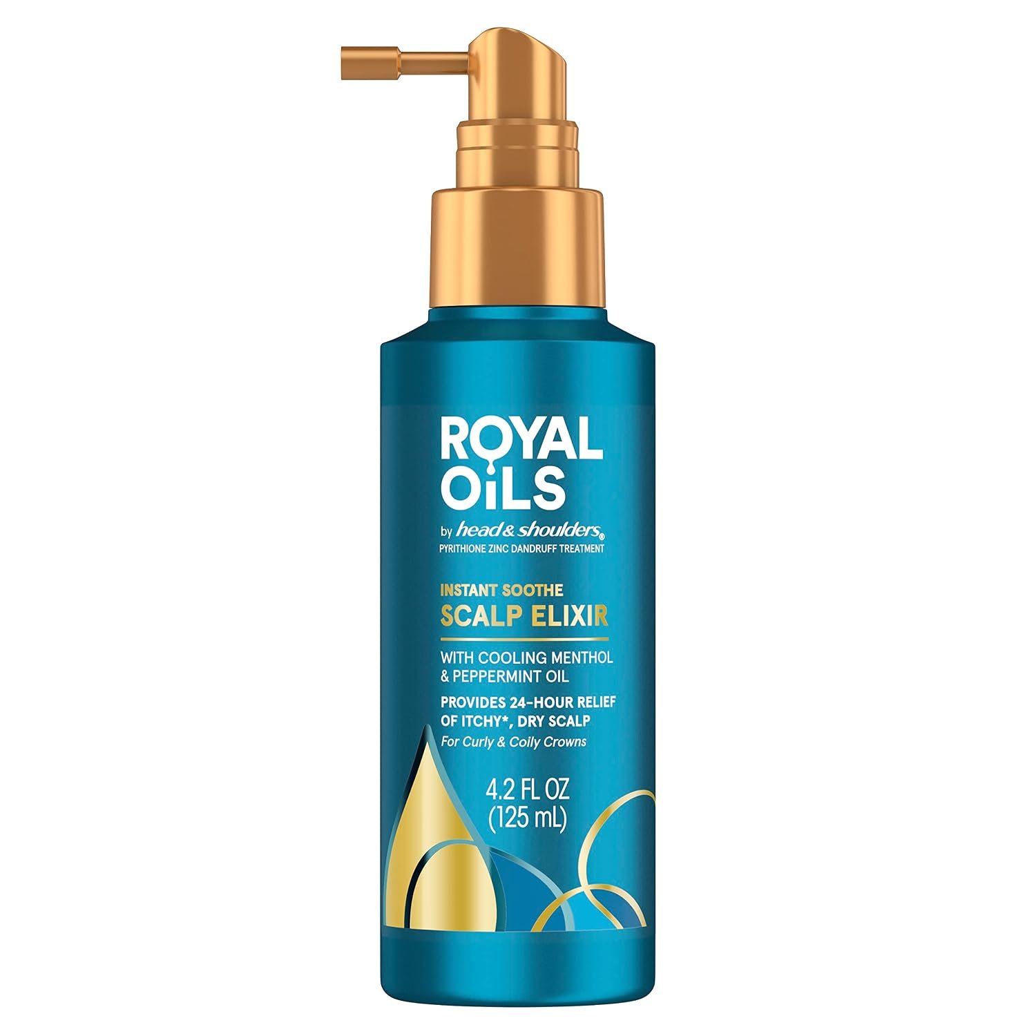 Head & Shoulders Royal Oils Scalp Elixir Treatment, Formulated with Cooling Menthol and Peppermint Oil for Instant Scalp Soothe and Hydration, 4.2 fl oz - Image 8