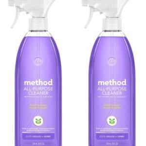 Method All-Purpose Cleaner Spray, French Lavender, Perfect for Most Counters, Tiles and More, 28 Fl Oz (Pack of 2)