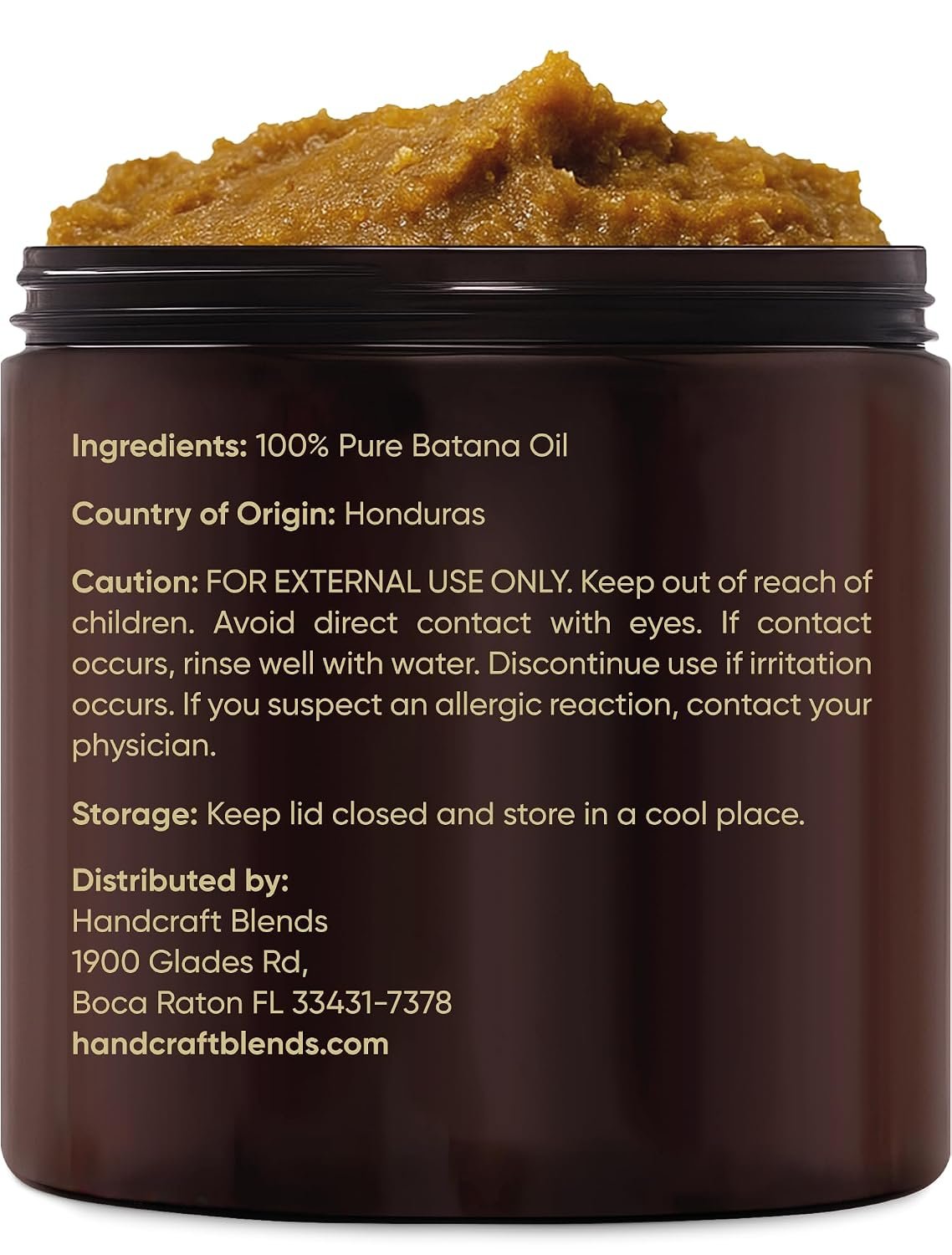 Handcraft Blends Raw Batana Oil for Hair Growth – 4 oz – 100% Pure and Natural – Unrefined Batana Hair Mask for Dry Damaged Hairs – Cold Pressed and Hexane Free - Image 3