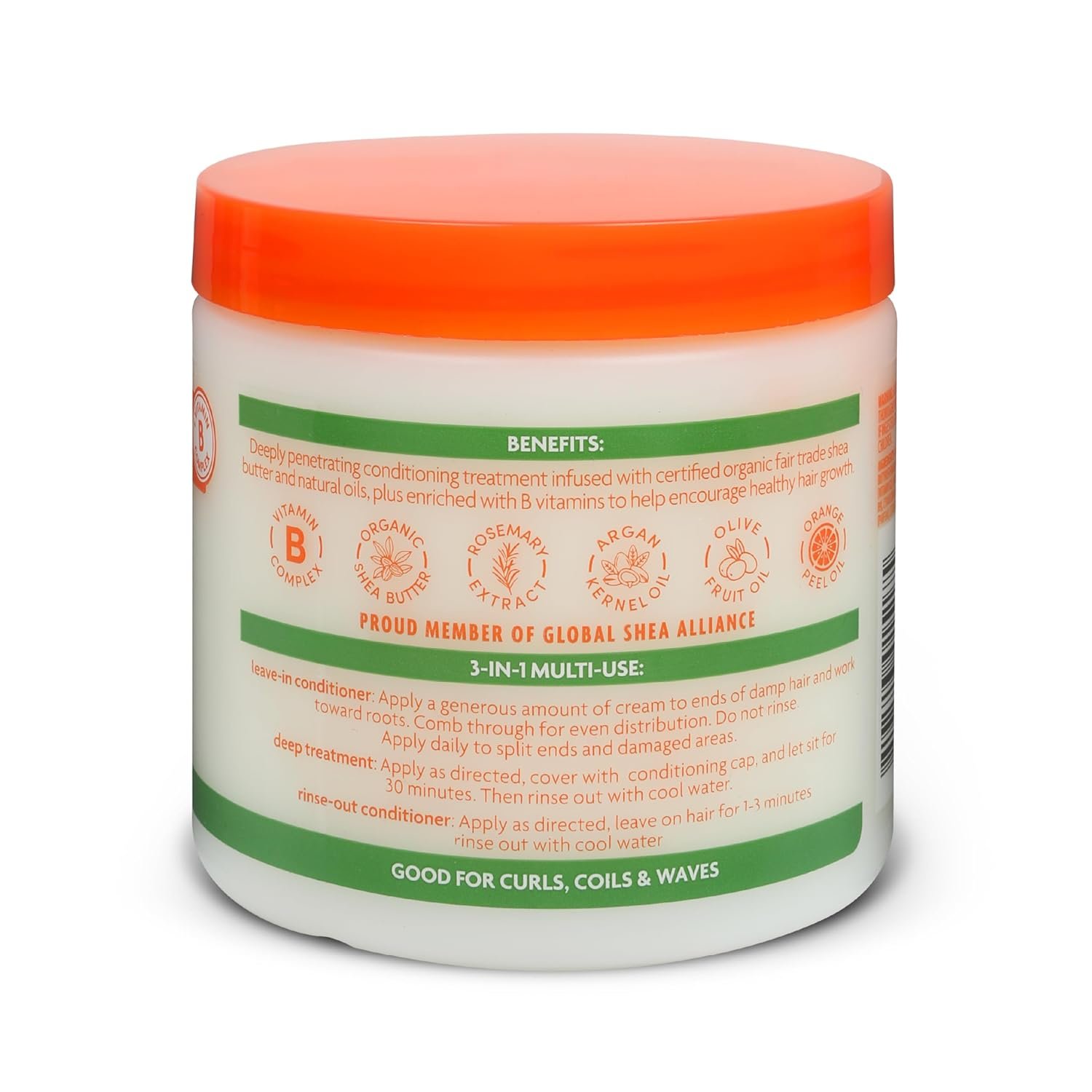 Cantu Argan Oil Leave in Conditioning Repair Cream, 16 Ounce - Image 2