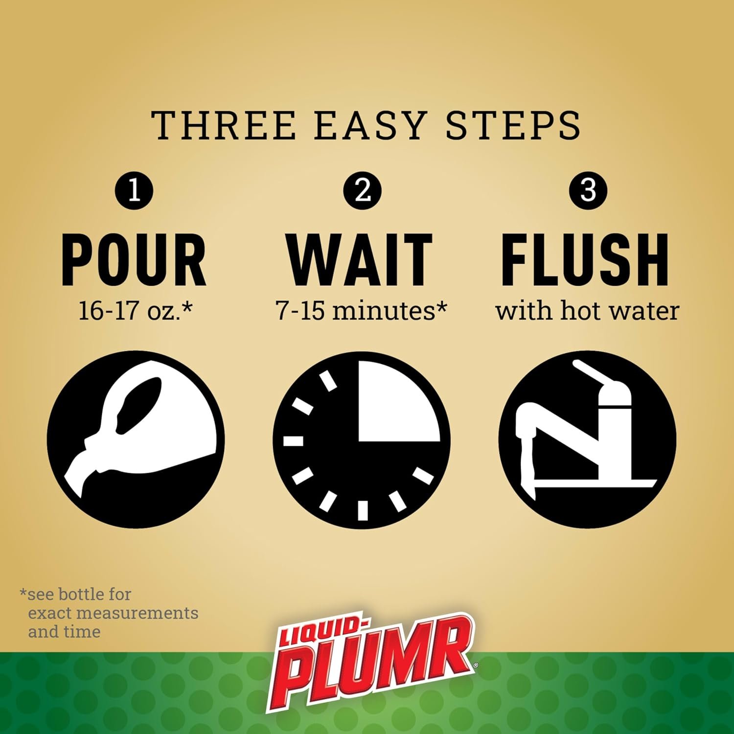 Liquid-Plumr Pro-Strength Hair Eliminator Gel Clog Remover, Hair Clog Remover and Drain Opener, Safe for All Septic Systems and Pipes, 16 fl. oz. Bottle - Image 4