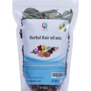 HERBAL HAIR OIL MIX | Ayurvedic 18 Essential Raw Herbs for Oil Infusion | 100% Natural Indian Herbs for Hair Growth | Yogi’s Gift For Women