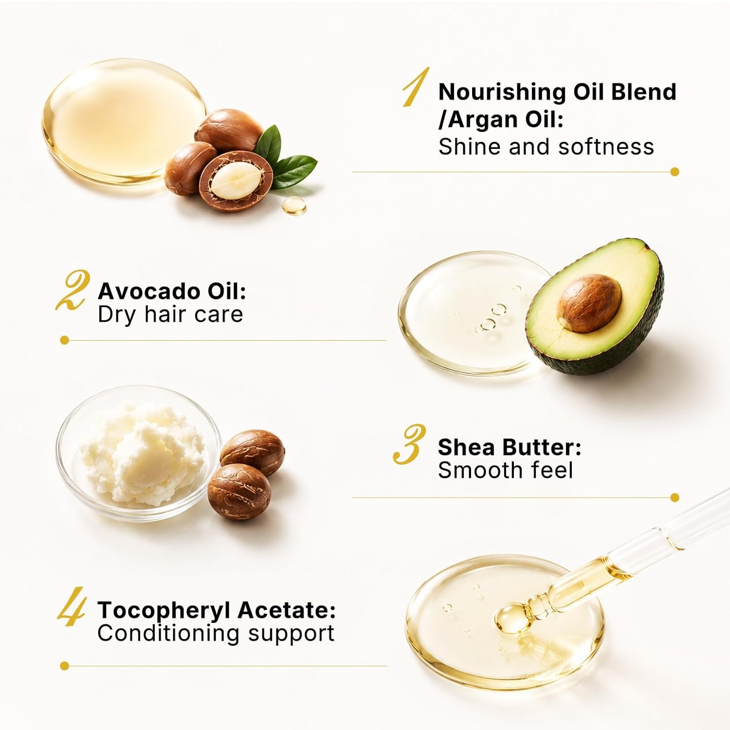 Karseell Moroccan Argan Oil for Hair Healing Cold Pressed Weightless Argan Oil Hair Serum for Dry Damaged Hair 50ml - Image 5