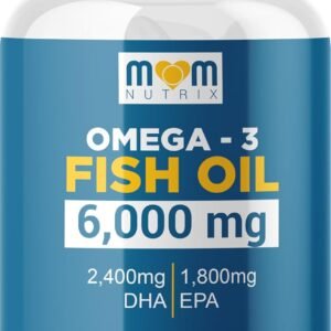 Omega 3 Fish Oil with Maximum EPA DHA – Supports Brain, Liver, Heart & Immunity – Made in The USA – 150 Softgels