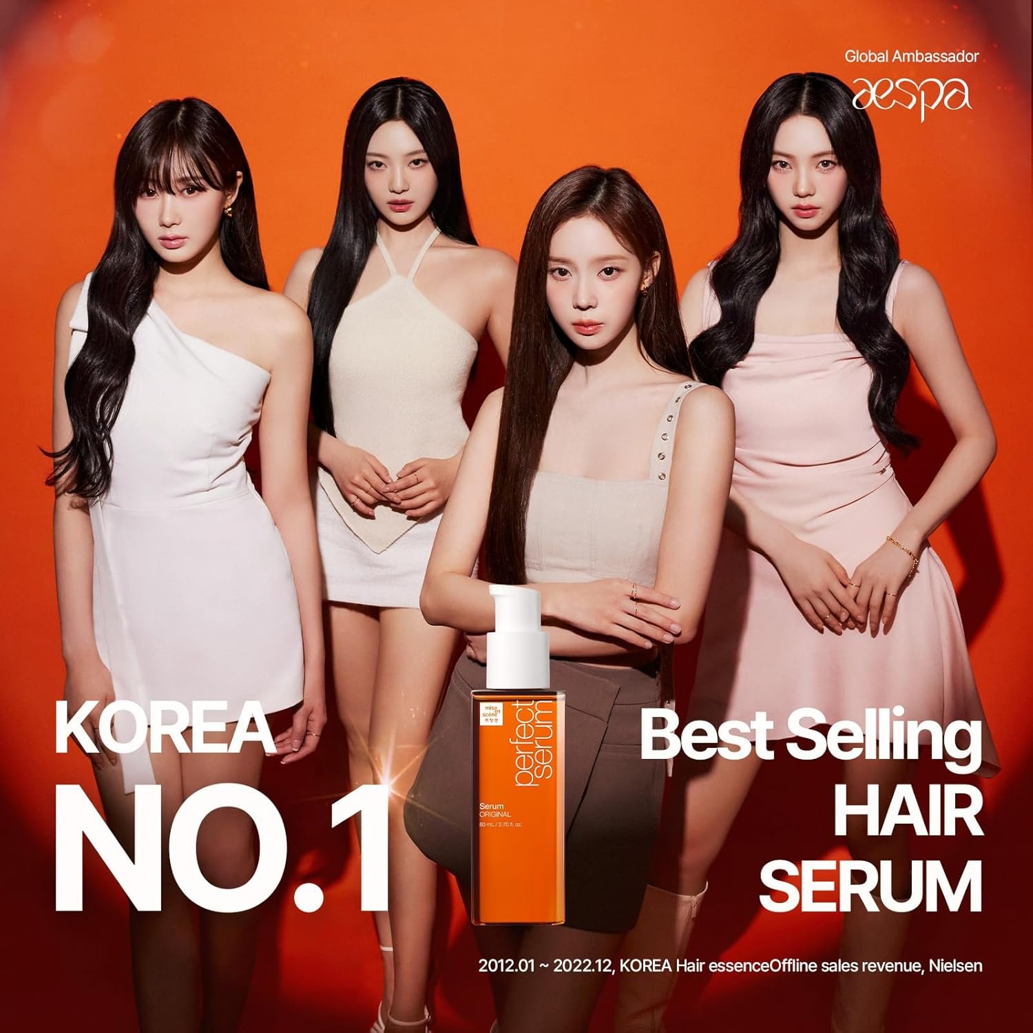 Mise En Scene Perfect Serum Original - Heat Protectant Hair Oil for Frizzy & Dry | Argan Oil | Visibly Smooths & Softens | Add Shine All Hair Types | Damage Repair | Fruity Floral Scent, 3.71 Fl Oz. - Image 2