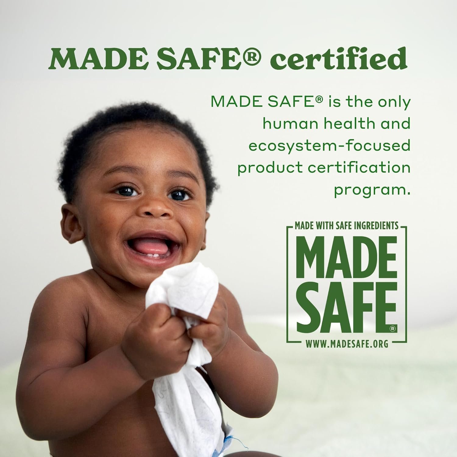 Caboo Baby Wipes, Made with Bamboo Viscose, Certified Made Safe Ingredients, Unscented Baby Wipes Good for Sensitive Skin, 72 Wipes Per Travel Pack, Bulk Total of 864 Wet Wipes - Image 5