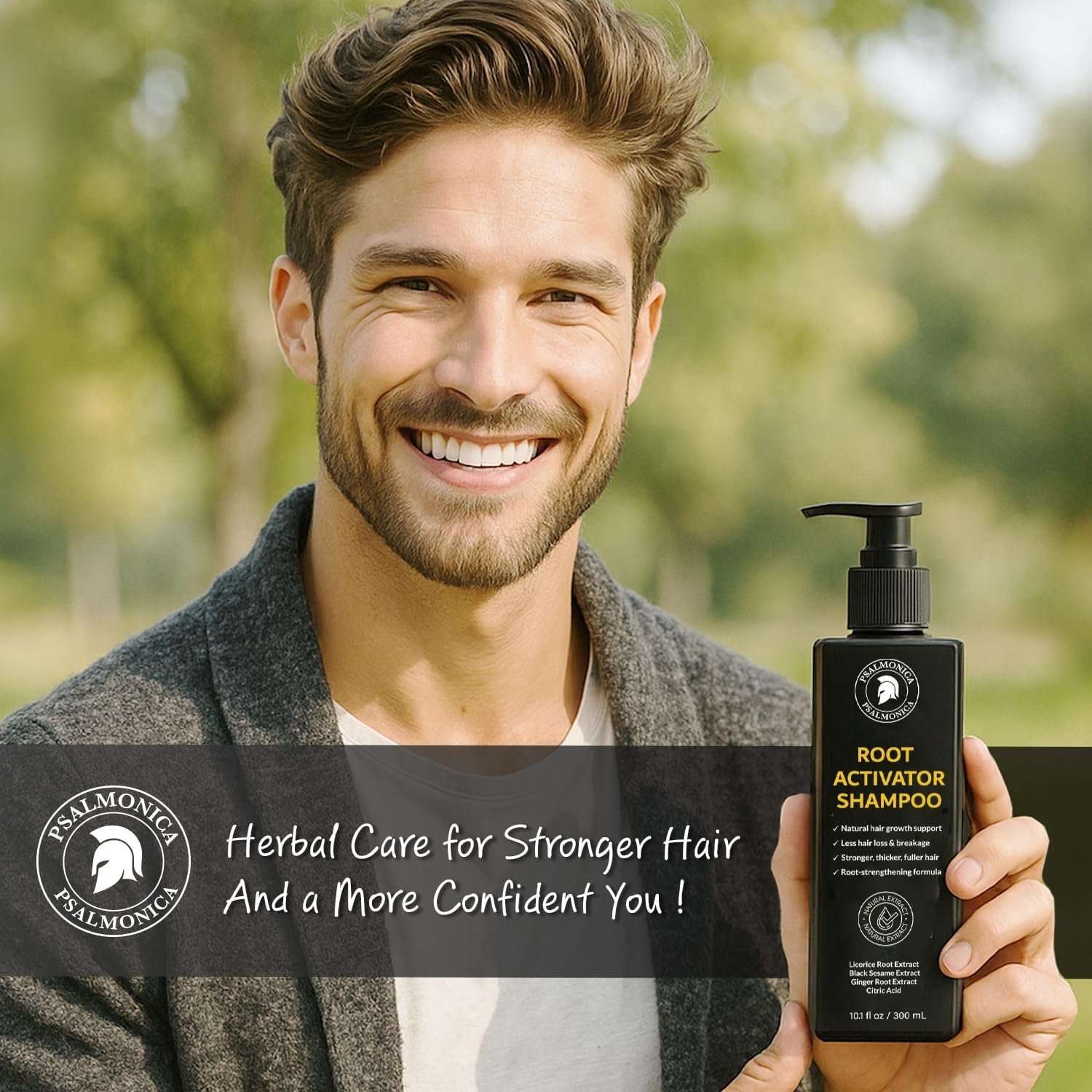 Root Activator Shampoo for Men: Hair Growth Shampoo for Hair Loss and Thinning Hair - Hair Loss Regrowth Shampoo for Men Women (Refreshing Scent) - Image 9