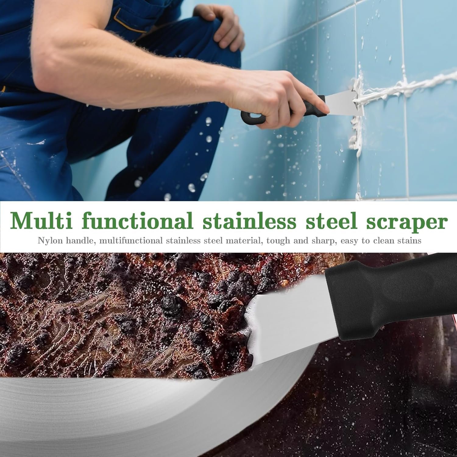 15pcs Crevice Cleaning Brush, Hard Bristle Scrub Brushes Tools, Multifunctional Grout Brush for Home, Bathroom, Ktichen, Window and Corners - Image 4
