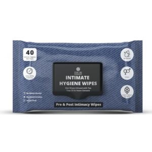 Skin Elements Intimate Hygiene Wipes | Unisex | pH Balanced Wet Wipes | Tea Tree Oil & Neem Extracts | 40 Intimate Hygiene Wet Wipes | Pre and Post Intimacy