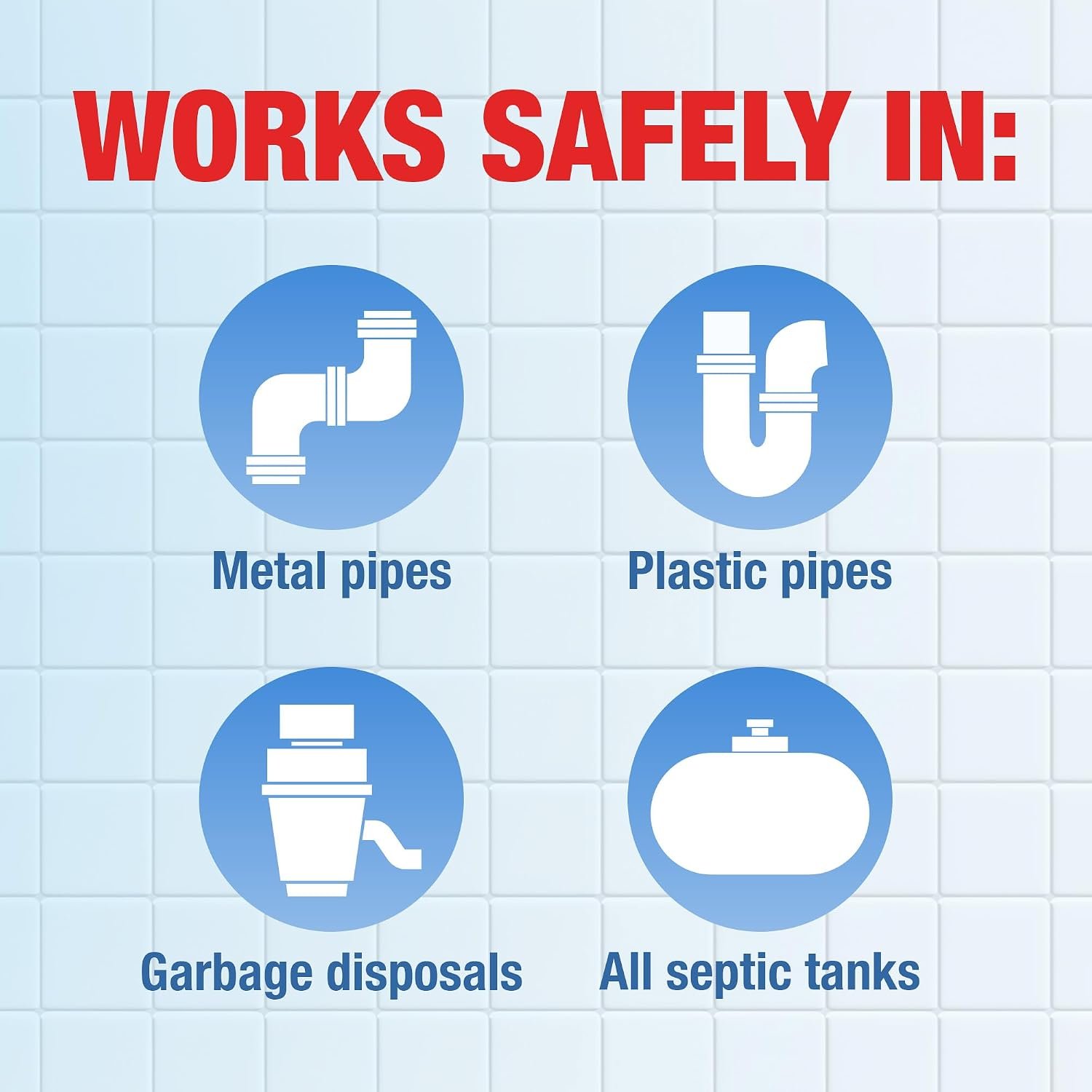 Drano Balance Drain Clog Remover and Cleaner, Non-Corrosive Formula, Safe on All Pipes and Septic Tanks, Formulated Using Only Essential Ingredients, 32 Fl Oz - Image 7