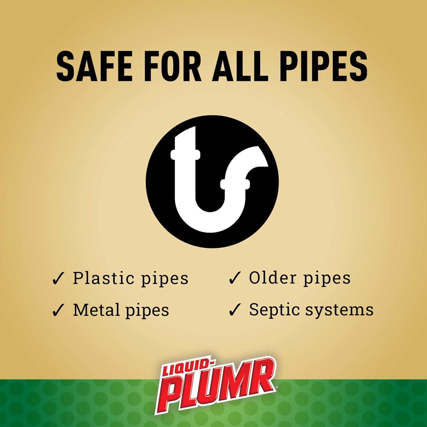 Liquid-Plumr Pro-Strength Hair Eliminator Gel Clog Remover, Hair Clog Remover and Drain Opener, Safe for All Septic Systems and Pipes, 16 fl. oz. Bottle - Image 5