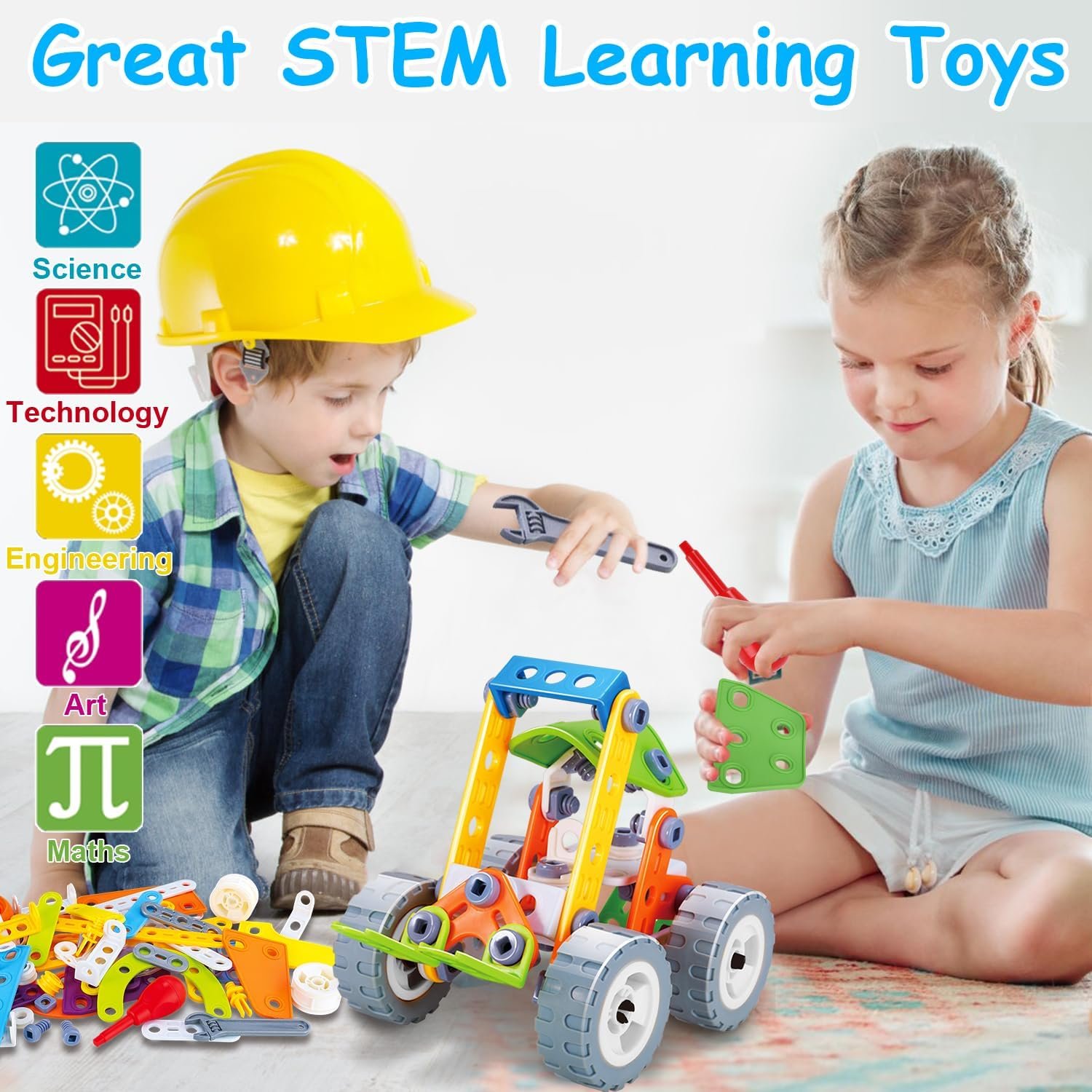 10 in 1 STEM Toys for 4 5 6 7 8+ Year Old Boy Girl Birthday Gifts Building Toys Stem Kits Activities for Kids Ages 4-8 5-7 6-8 Educational Learning Boy Toys Age 3-5 4-6 8-10 Engineering Creative Games - Image 4
