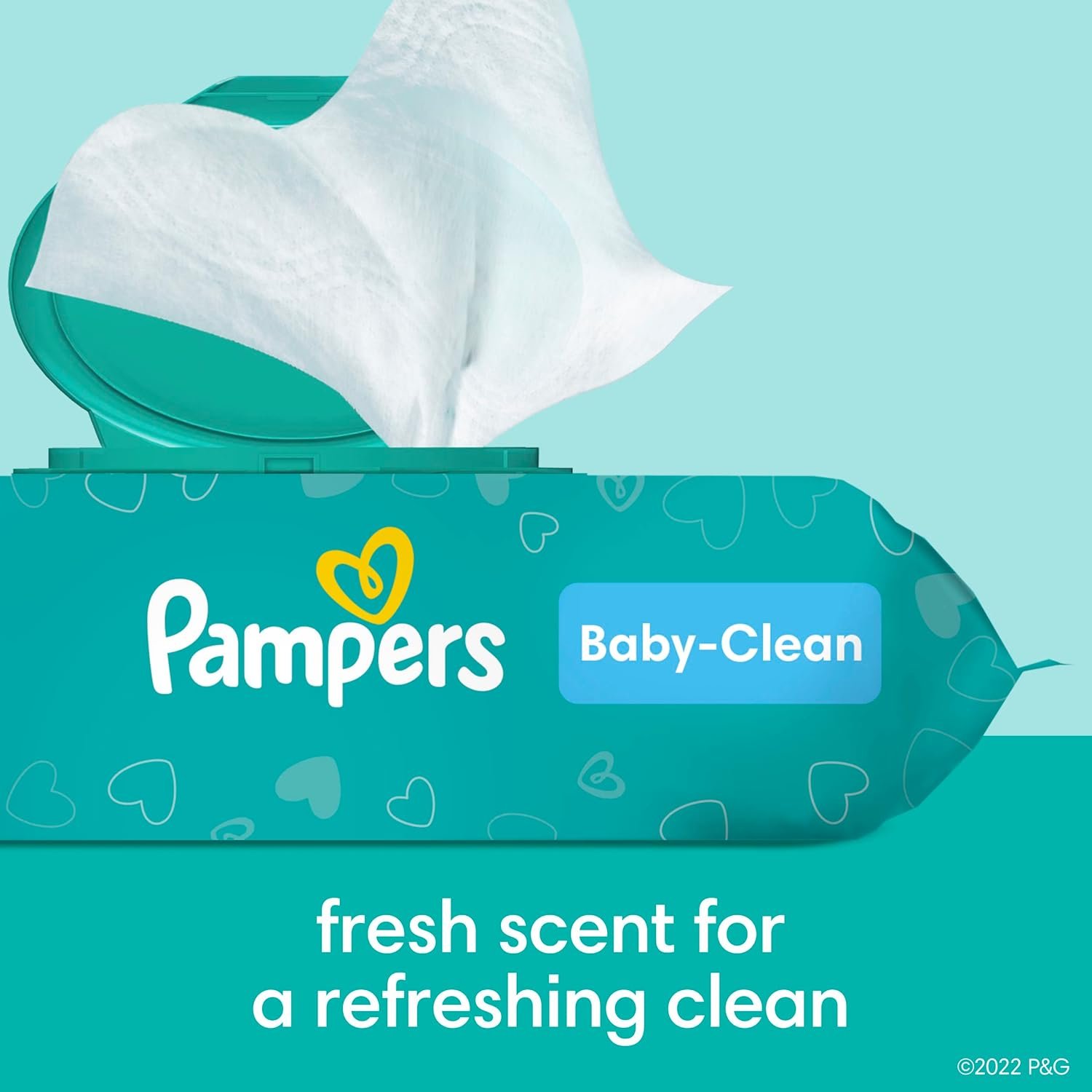 Pampers Baby Wipes, Complete Clean Baby Fresh Scented Wipe, Gently Cleans Head to Toe, 864 Total (12 Flip-Top Packs) - Image 6