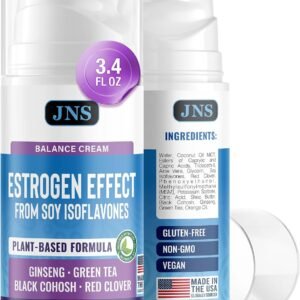 Joellyne Naturals Phytoestrogen Cream with Soy Isoflavones and Herbal Extracts, 3.4 oz