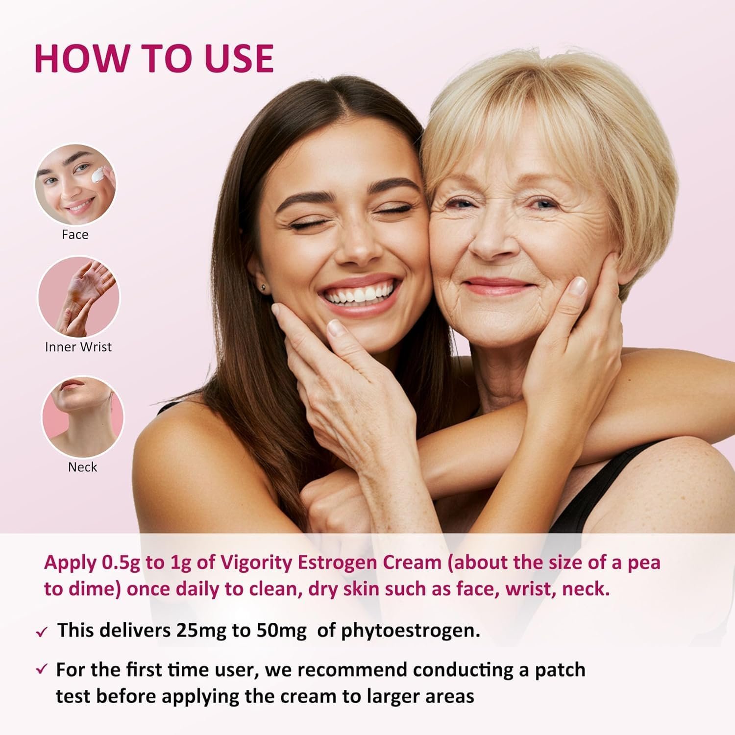 Estrogen Cream For Women, Natural Bioidentical, Hot Flashes Menopause Relief, Estrogen Cream With Wild Yam, Menstrual Cycle & Body Balance Support, Helps Reduce Hot Flashes, Paraben-Free, Vegan, 3-Month Supply(4 Oz) - Image 8