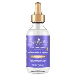 SheaMoisture Dandruff Treatment Scalp Repair Technology & Hydrate Serum with Salicylic Acid, Deeply Hydrates to Reduce Flakes & Itch, 2 fl oz