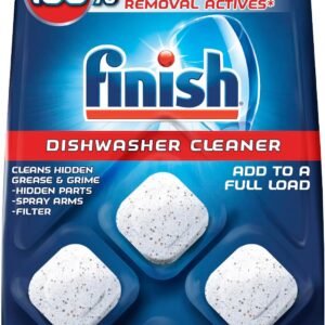 Finish In-Wash Dishwasher Cleaner: Clean Hidden Grease and Grime, 3 ct