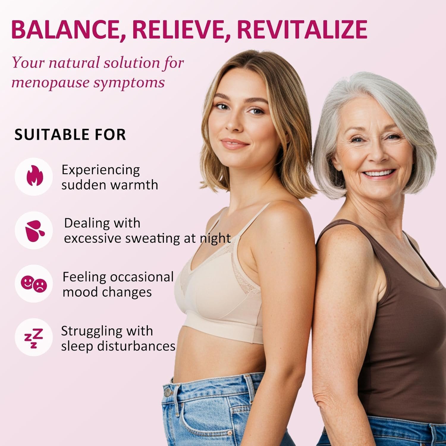 Estrogen Cream For Women, Natural Bioidentical, Hot Flashes Menopause Relief, Estrogen Cream With Wild Yam, Menstrual Cycle & Body Balance Support, Helps Reduce Hot Flashes, Paraben-Free, Vegan, 3-Month Supply(4 Oz) - Image 5