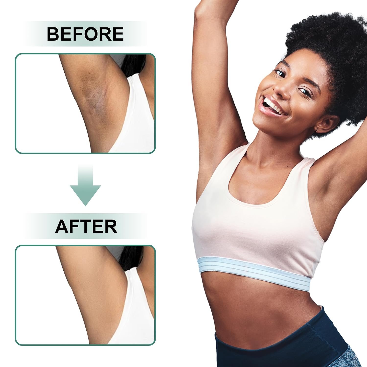 Skin Bleaching Cream Skin Lightening for Body Intimate Areas, Private Parts, Underarm, Knees, Elbows, Inner Thigh, Bikini Area, Whitening Cream Dark Spot Remover For Intimate Areas (1FL OZ) - Image 7