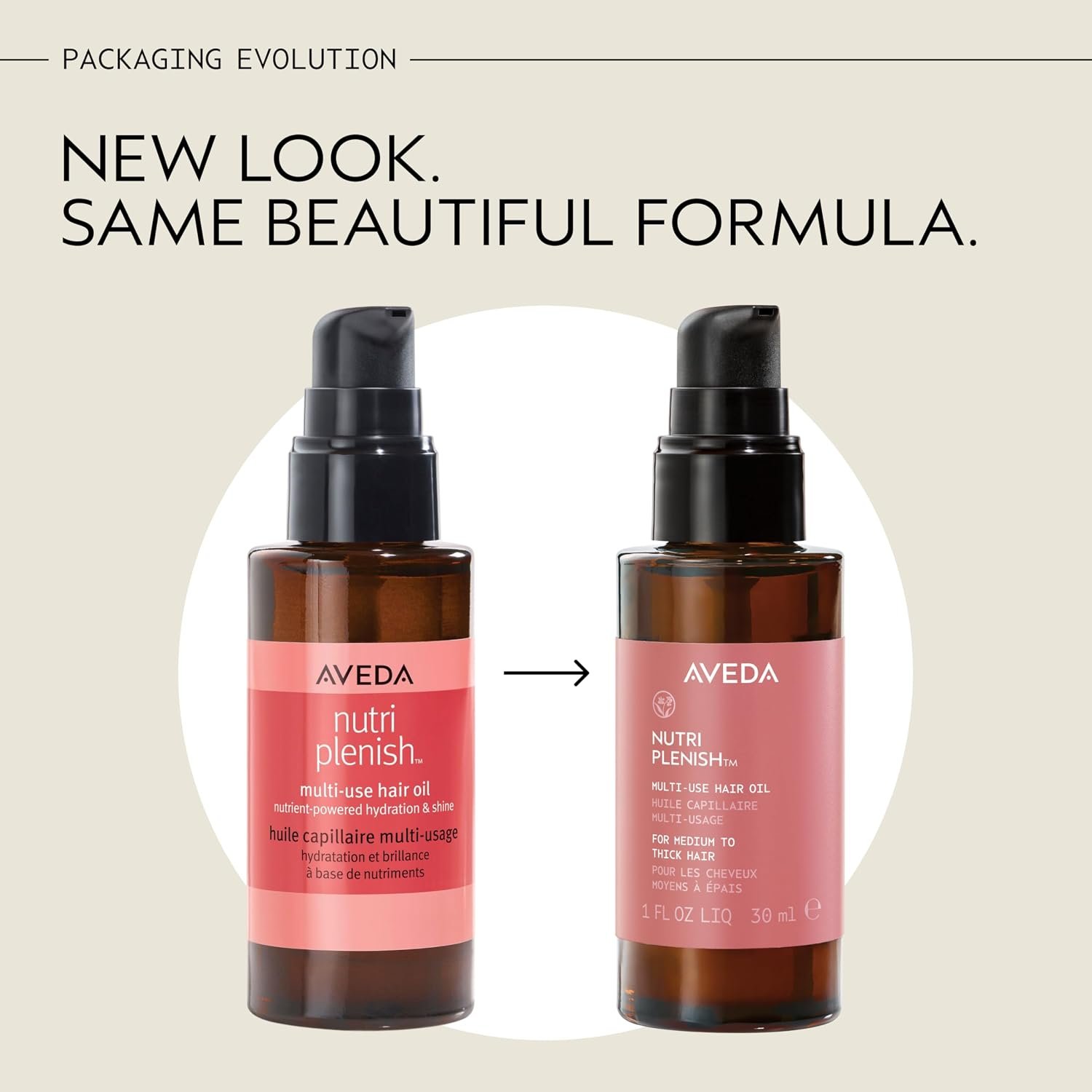 Aveda Nutriplenish Multi-Use Hair Oil | Pre-Shampoo Treatment, Styling, Overnight Oil, Leave-In Treatment | Hydrating Hair Oil | 100% Naturally Derived*, 1 Fl Oz - Image 2