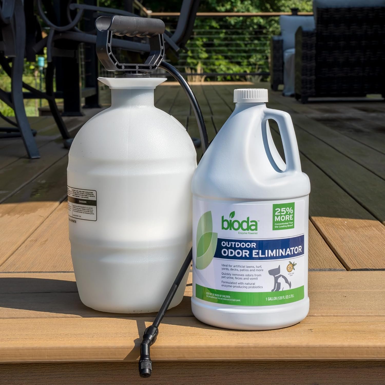 Bioda Probiotic Natural Outdoor Odor Eliminator – Enzyme Cleaner Destroys Cat & Dog Odor – Neutralizer for Lawn, Artificial Grass, and Patios - Image 3