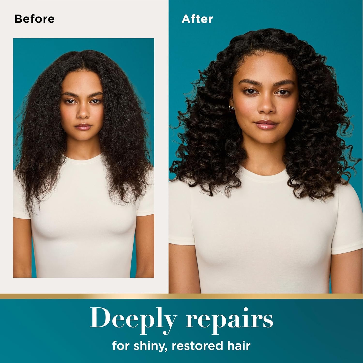 OGX Renewing + Argan Oil of Morocco Hair Oil, Extra Strength Penetrating Serum Treatment for Dry, Damaged, Frizzy, Curly & Coarse Hair, Cold-Pressed Argan Oil, Shine, 3.3 Fl Oz - Image 2