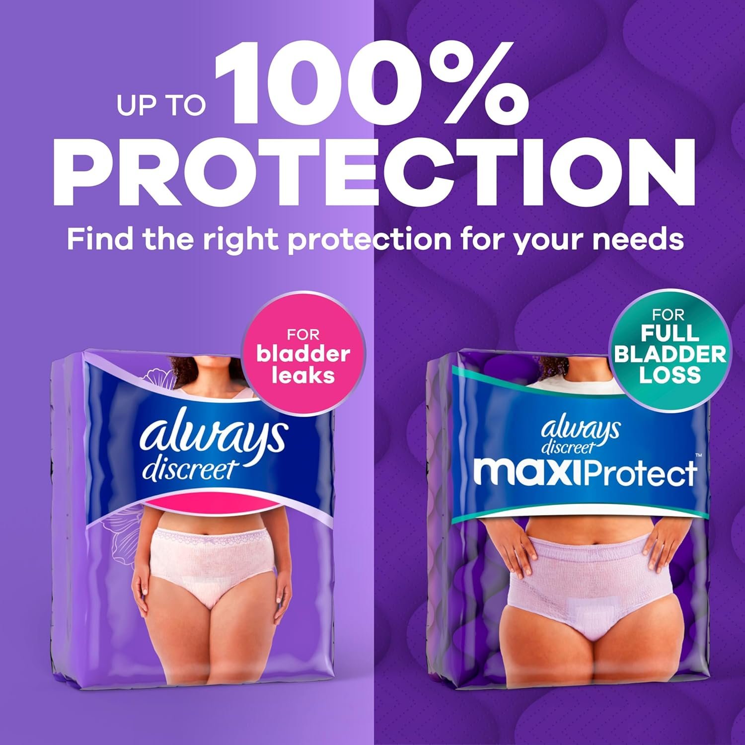 Always Discreet Adult Diapers for Women, Incontinence Underwear, Postpartum Essentials, Disposable Briefs, Max Absorbency, Bladder Leak Protection, Small/Medium, 32ct - Image 8