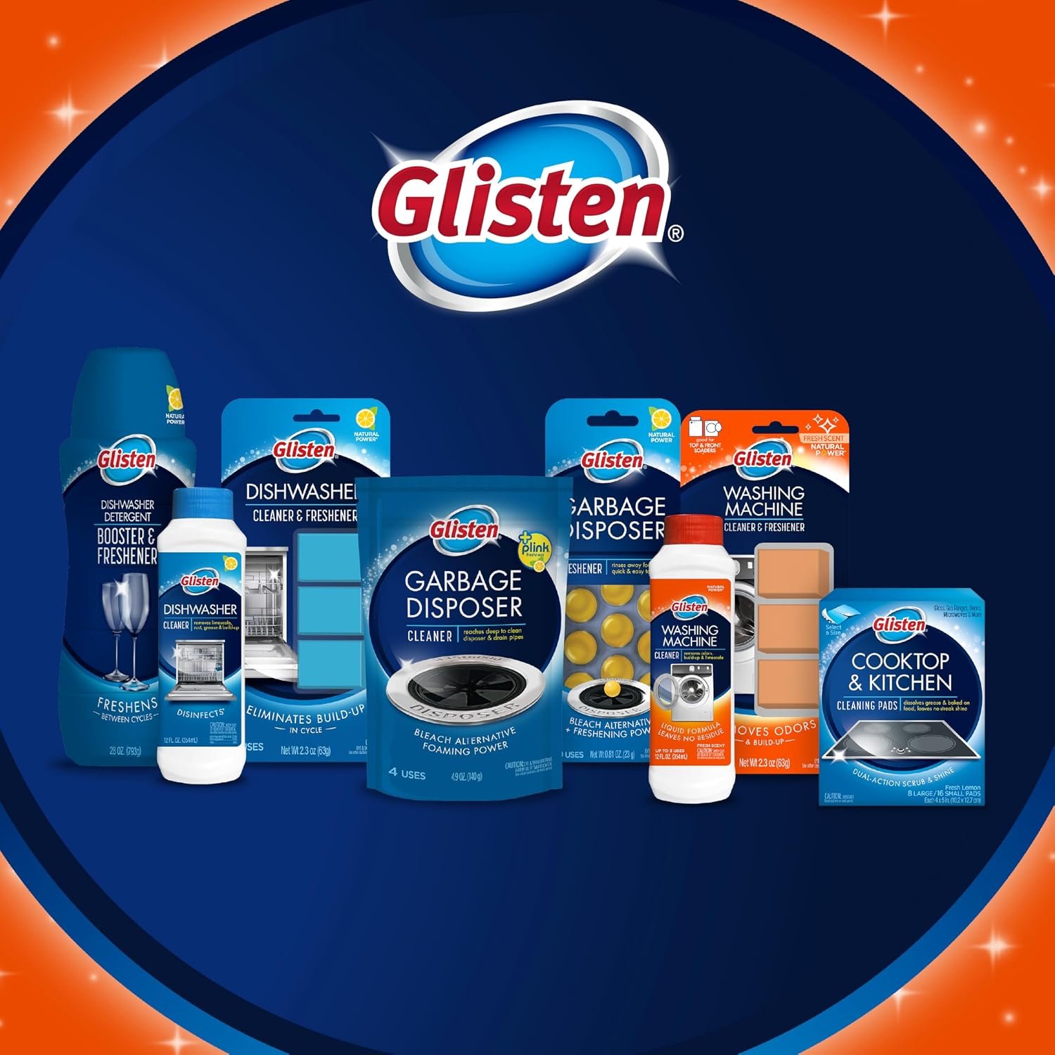 Glisten Washing Machine Cleaner, Helps Remove Odor, Buildup, and Limescale, Fresh Scent, Made in the USA, 12 Ounce Bottle, 3-Pack - Image 8
