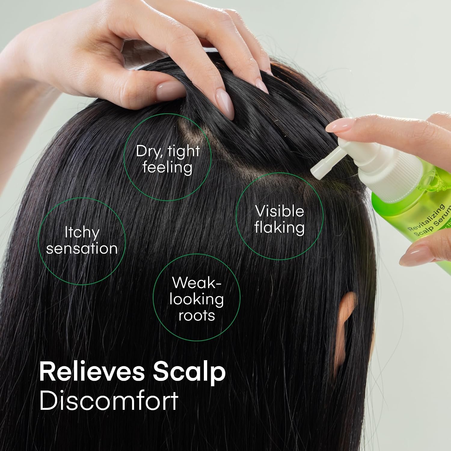 Scalp Serum for Hair Growth Spray – Korean Vegan Treatment for Hair Loss, Thinning & Itchy Scalp, Non-Greasy, Lightweight Formula to Exfoliate Dandruff & Strengthen Roots – For Men & Women (100 mL) - Image 4