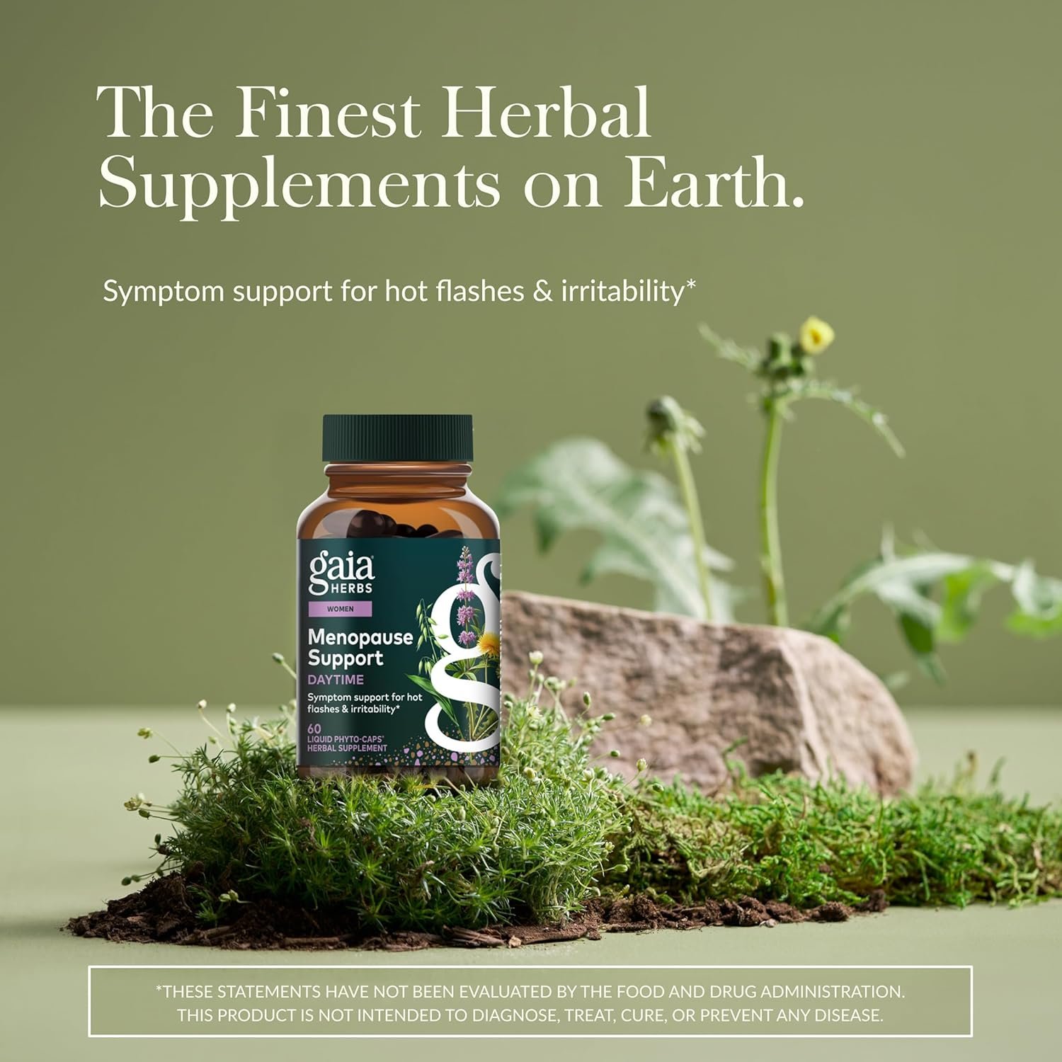Gaia Herbs Menopause Support Daytime - Helps Support Hormone Balance & Well-Being for Women* - with Vitex, Black Cohosh, St. John's Wort & Oats - 60 Vegan Liquid Phyto-Caps (60 Servings) - Image 2