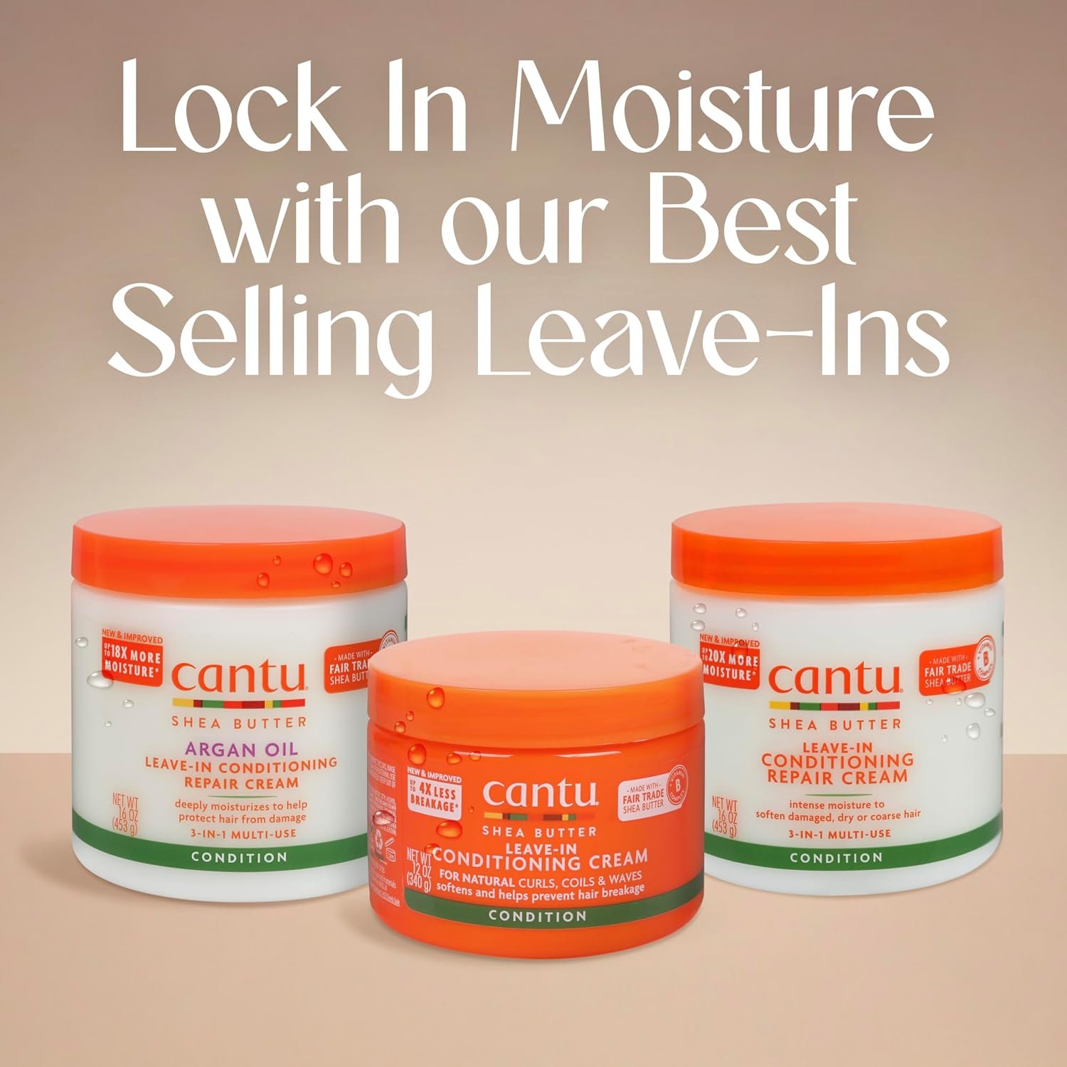 Cantu Argan Oil Leave in Conditioning Repair Cream, 16 Ounce - Image 8