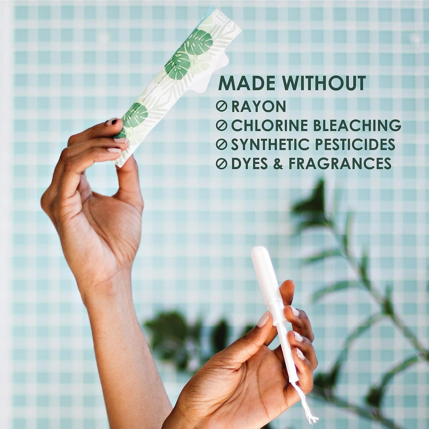 L. Cotton Tampons Regular Absorbency, Contains an Organic Cotton Core, Made Without Synthetic Pesticides, or Fragrances 84 Count (2 Packs of 42) - Image 2