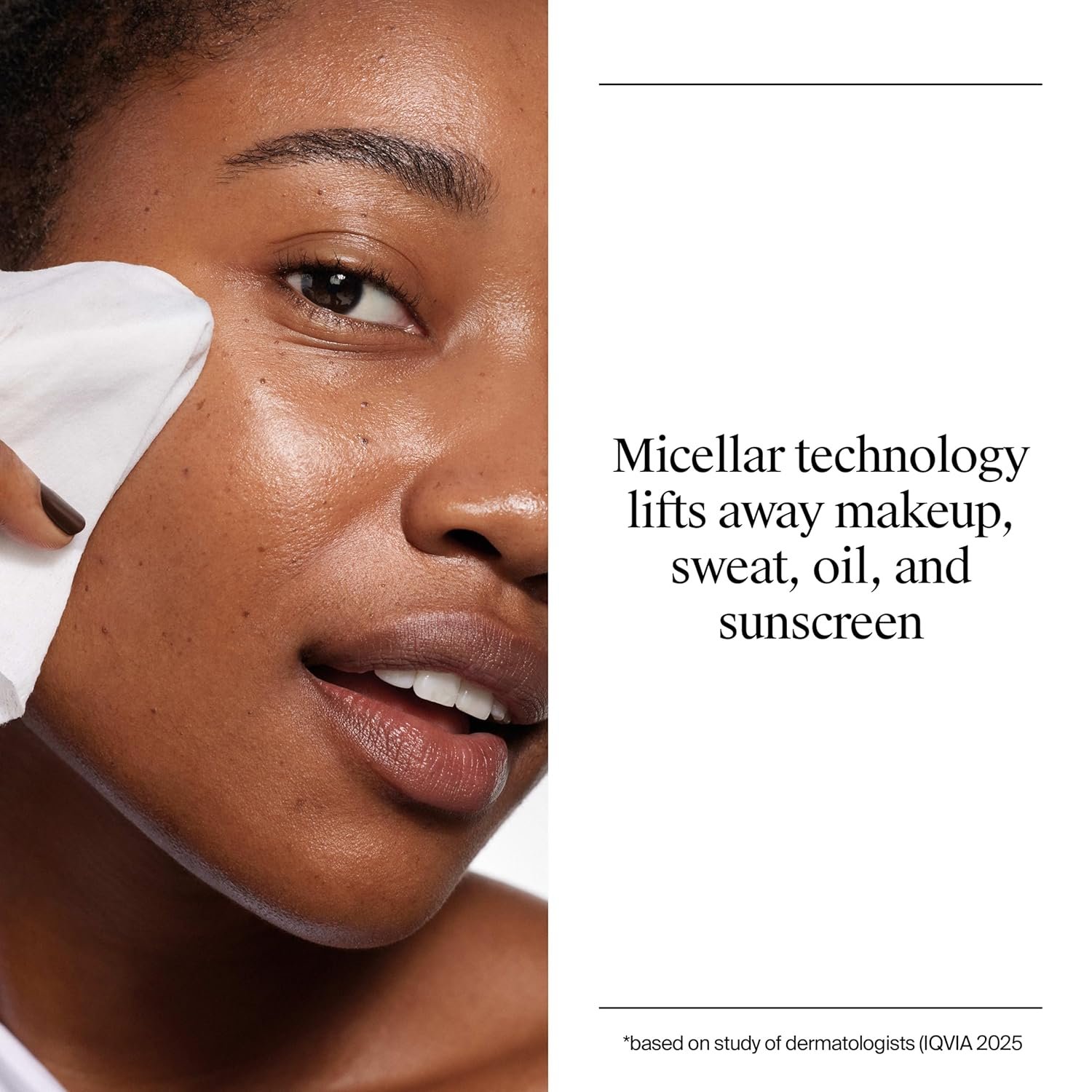 Neutrogena Makeup Remover Micellar Wipes for Face Daily Gently Removes Oil Dirt and Waterproof Makeup in a Simple Fully Plant-Based Cloth, 2 pack of 25 ct - Image 4