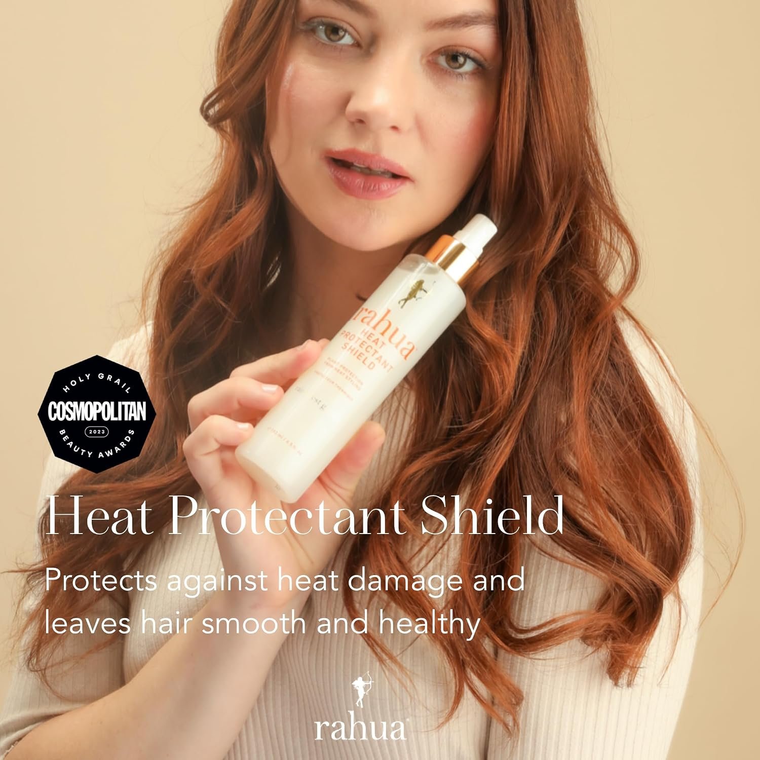 Rahua Heat Protectant Shield – Silicone-Free Styling Primer & Thermal Spray – With Amazonian Rahua Oil, Shea Butter & Hibiscus – Natural Gloss & Shine for All Hair Types – 6.5 fl oz - Image 4