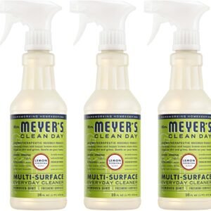 MRS. MEYER’S CLEAN DAY All-Purpose Cleaner Spray, Cruelty Free Formula, Lemon Verbena, 16 fl. oz – Pack of 3
