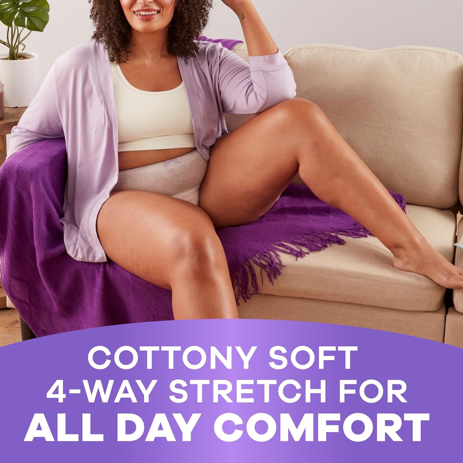 Always Discreet Adult Diapers for Women, Incontinence Underwear, Postpartum Essentials, Disposable Briefs, Max Absorbency, Bladder Leak Protection, Small/Medium, 32ct - Image 7