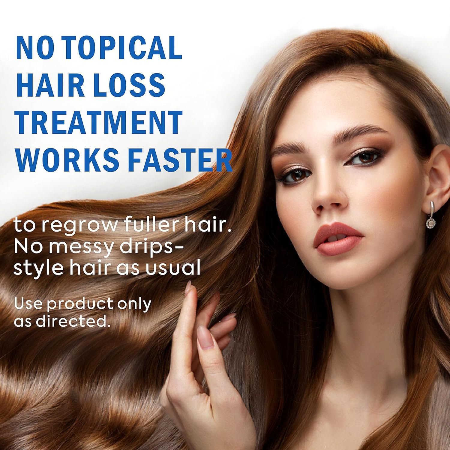Minoxidil for Men and Women Hair Growth: 5% Minoxidil Topical Spray Hair Regrowth Treatment Stop Hair Thinning and Hair Loss For Stronger Thicker Longer Hair 60ml 2 Pack - Image 4