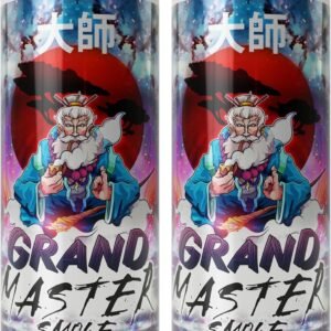 GRAND MASTER SMOKE 64oz / 2 Pack Soak & Wash Bundle Glass Pipe Cleaner – Cleanse, Deodorize, Restore – No Shaking/No Scrubbing
