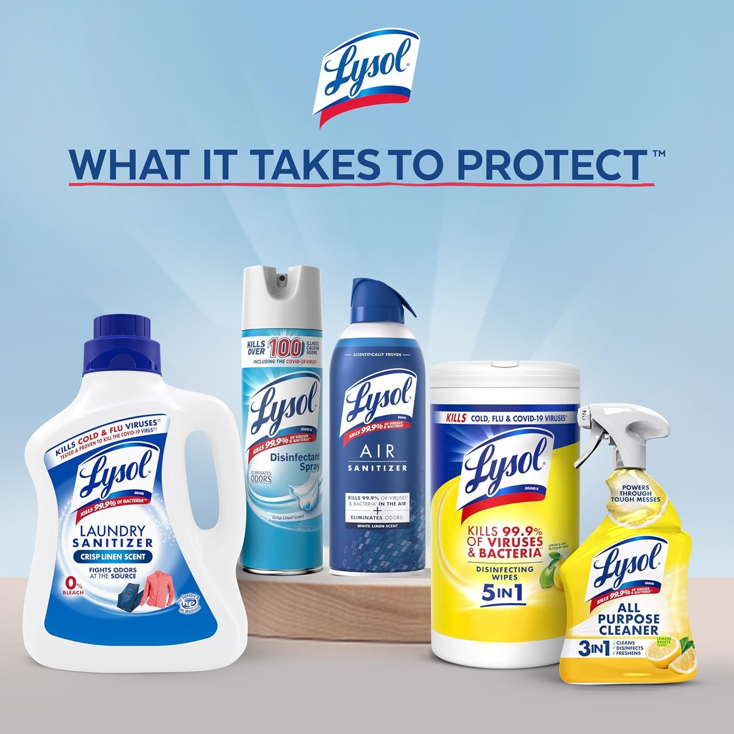 Lysol All Purpose Cleaner Spray, Multi-Purpose Disinfecting Spray, Kitchen & Bathroom Cleaner, Lemon Breeze Scent, 32 Fl Oz - Image 6