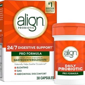 Align Probiotic, Pro Formula, Probiotics for Women and Men, Probiotics for Digestive Health, Men and Womens Probiotic Capsules Help Relieve Occasional Bloating & Gas*, 30 Capsules