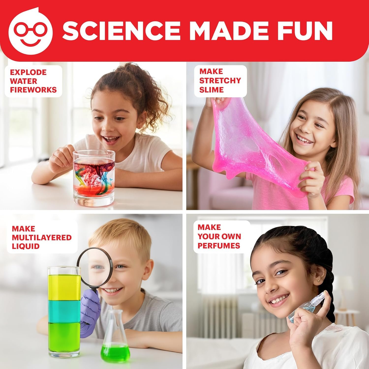 Doctor Jupiter My First Science Kit for Kids Ages 4-5-6-7-8 | Birthday Gift Ideas for 4+ Year Old Boys & Girls | Toy Stem Kit with 100+ Experiments | Learning & Educational Projects - Image 4